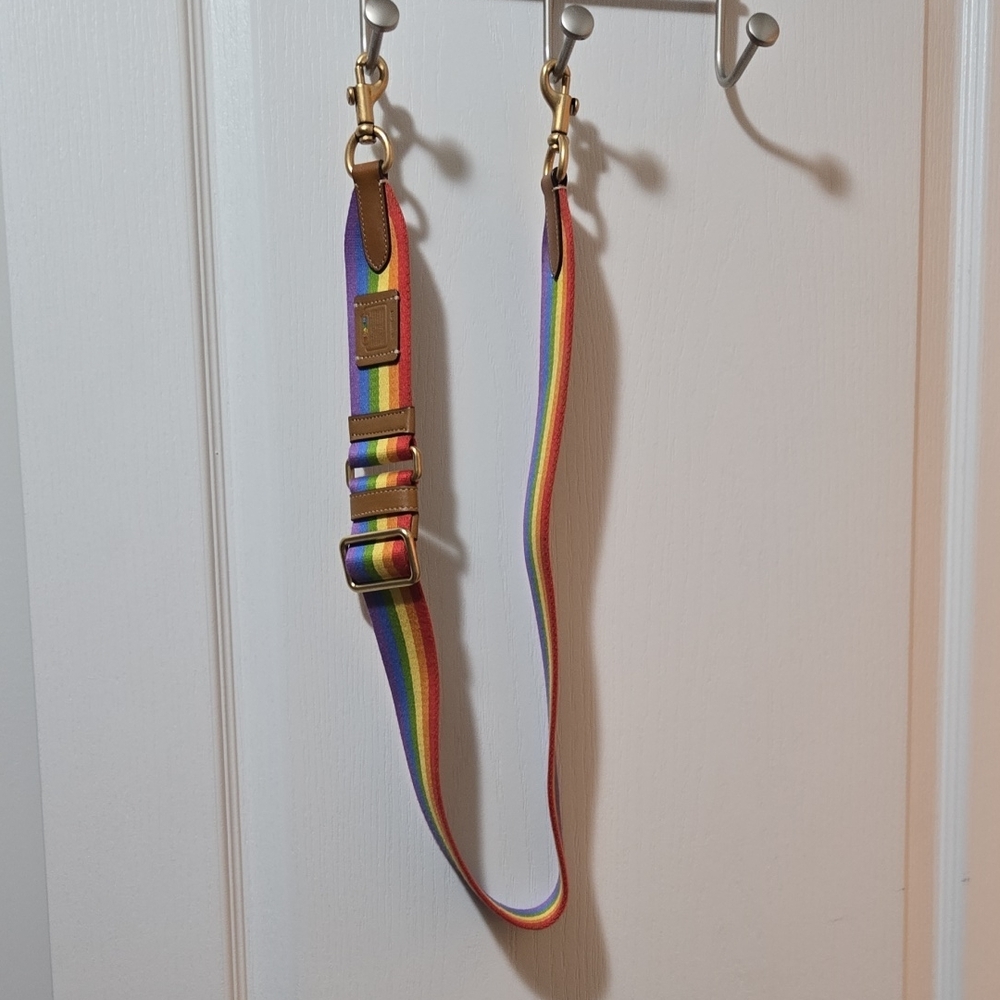 Coach Multicolor Strap with Brown Accents